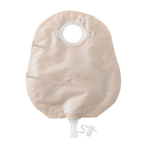 Natura + Urostomy Pouch with Soft Tap, Transparent with 1-sided Comfort Panel, 1 3/4" (Box of 10)