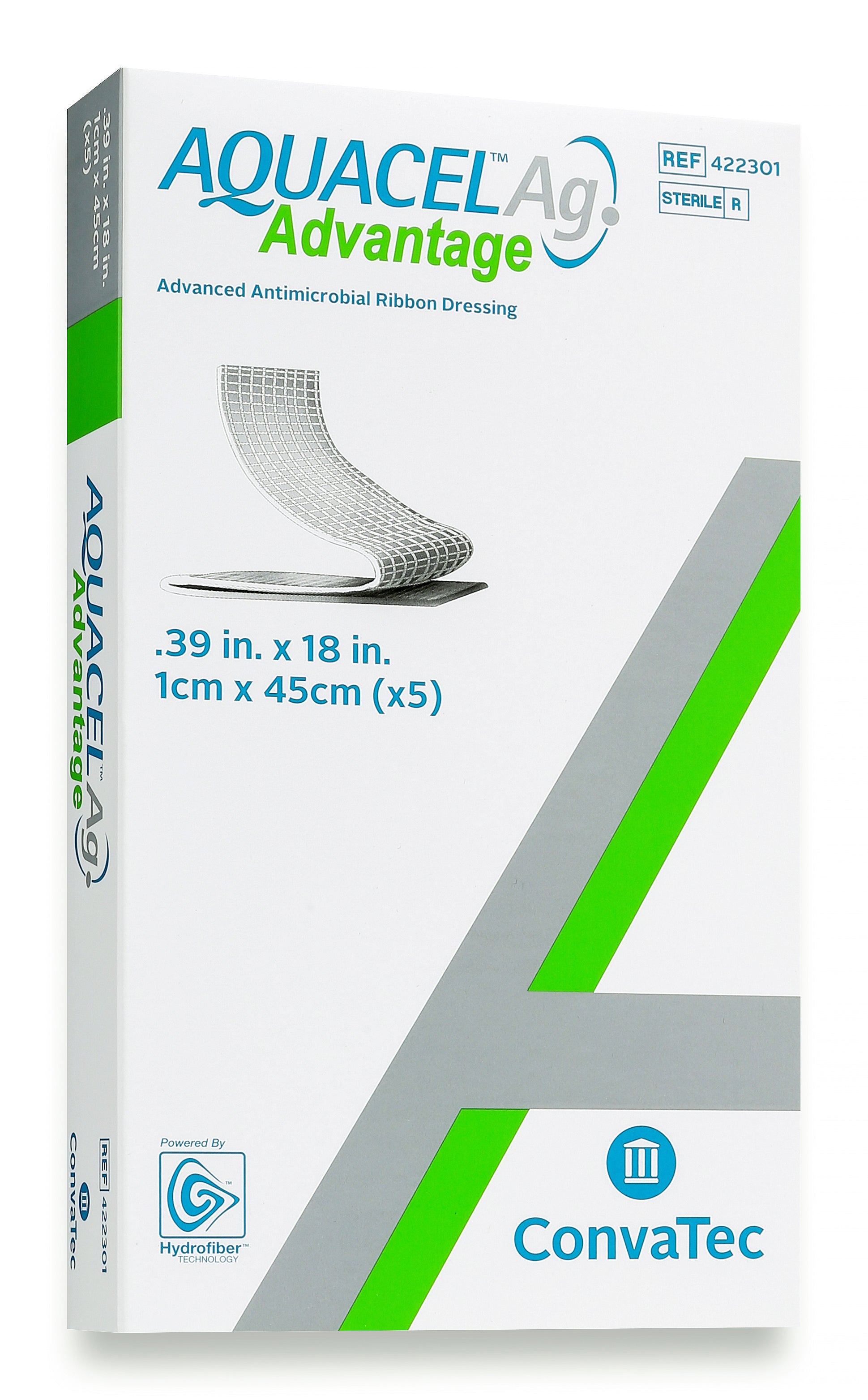 AQUACEL Ag Advantage Dressing Ribbon, .39" x 18" - Replaces Item 51420128