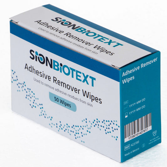 Sion Biotext Adhesive Remover Wipes, 50 ct - Replaces AllKare Item # 51037436 (Box of 50)
