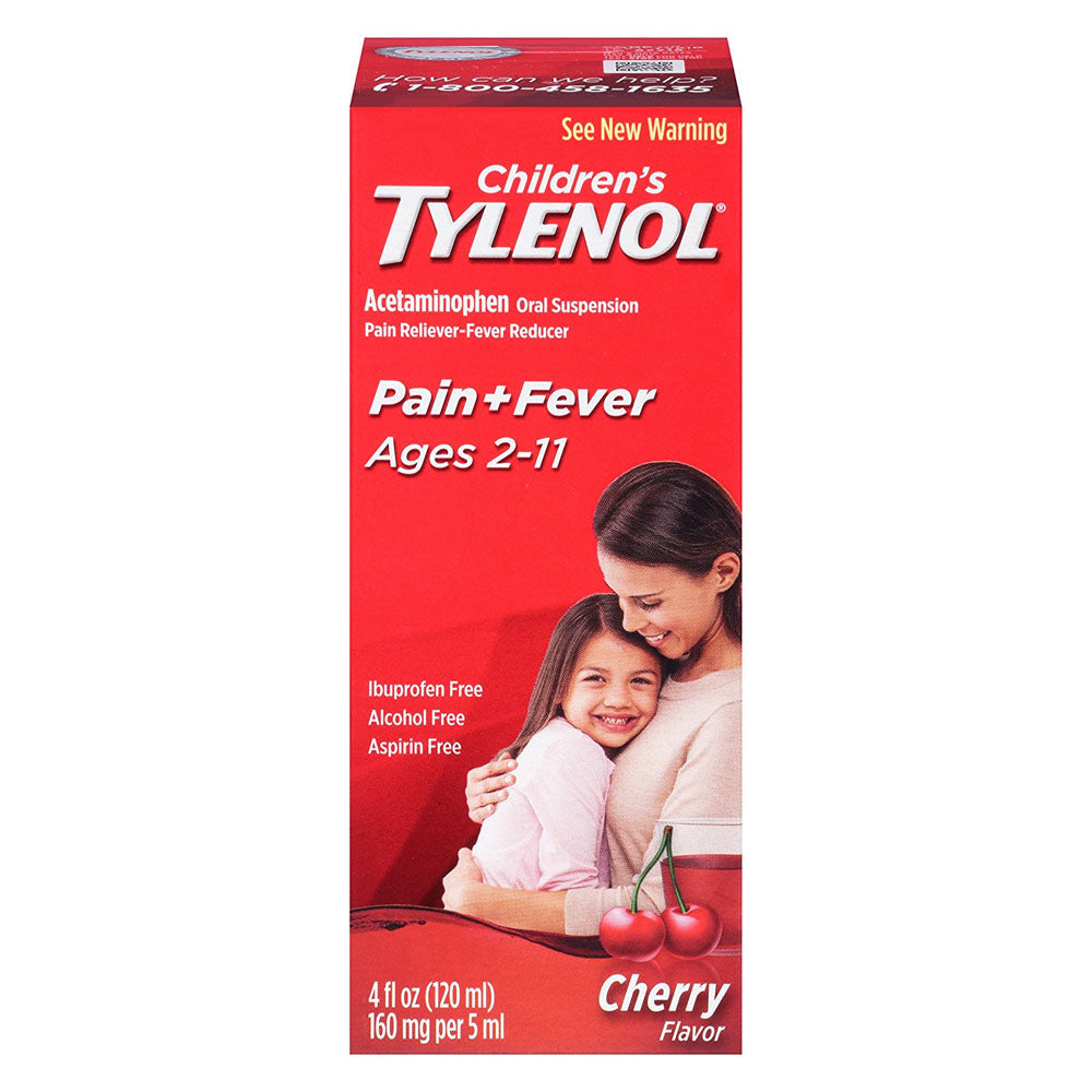 Children's Tylenol Oral Suspension Liquid, Cherry Blast, 4 fl oz