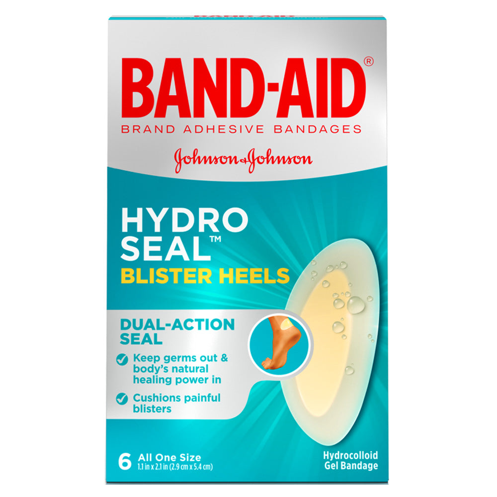Band-Aid Hydro Seal Blister Heels, 6 ct (Box of 6)