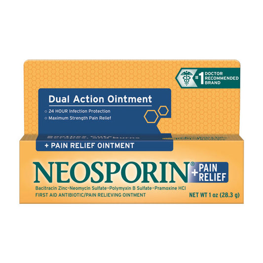 Neosporin Antibiotic Ointment Plus Pain Relief, Maximum Strength, 1.0 oz.