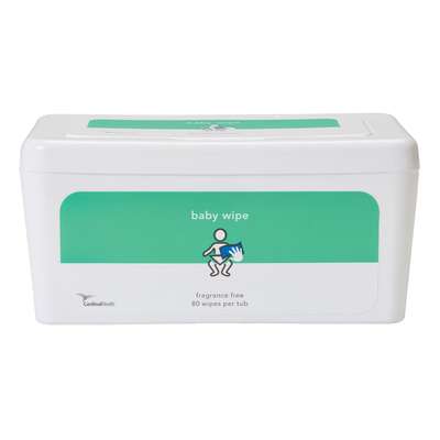 Cardinal Health Baby Wipes, Fragrance Free, 80 ct