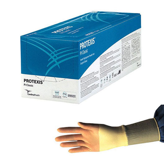 Protexis PI Classic Sterile Polyisoprene Powder-Free Surgical Gloves, Size 6 (Box of 50)