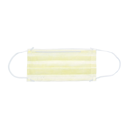 Cardinal Health Level 1 Procedure Mask, Ear Loops, Yellow (Box of 50)