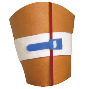 Foley Catheter Leg Band with Velcro Locking Tab, 2" Wide (Box of 10)