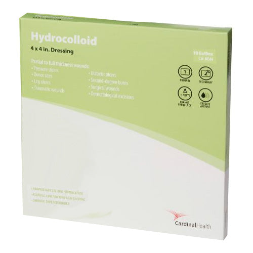 Cardinal Health Hydrocolloid Dressing, 4" x 4" (Box of 10)