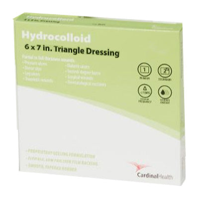 Cardinal Health Hydrocolloid Dressing, 6" x 7" Triangle