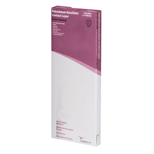 Cardinal Health Petrolatum Emulsion Contact Layer 3" x 8" (Box of 24)