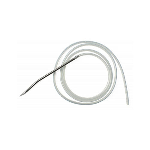Jackson-Pratt Round Silicone Drain with Trocar Wound Drainage System, 15 fr, 3/16"