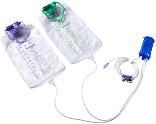 Kangaroo OMNI Feeding Set With Flush Bag, 1000 mL, Non-Sterile (Case of 30)