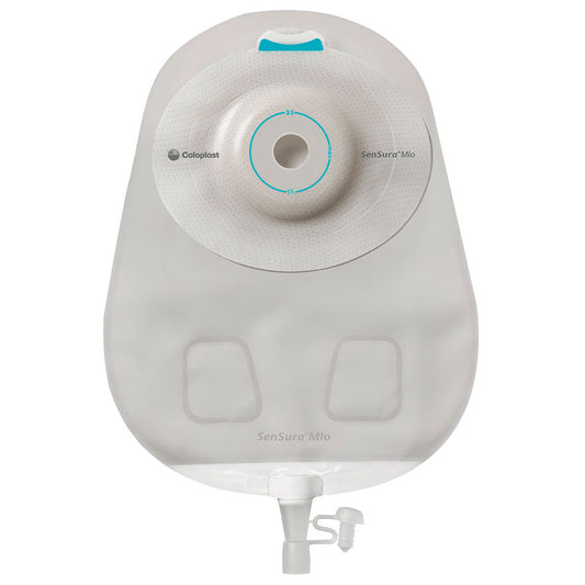 SenSura Mio 1-Piece Urostomy Pouch, Convex Light, Midi, Opaque, Pre-cut (Box of 10)