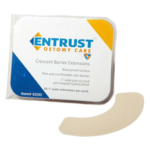 Entrust Crescent "C" Shape Pre-Cut Barrier Extensions, Latex-Free (Box of 20)