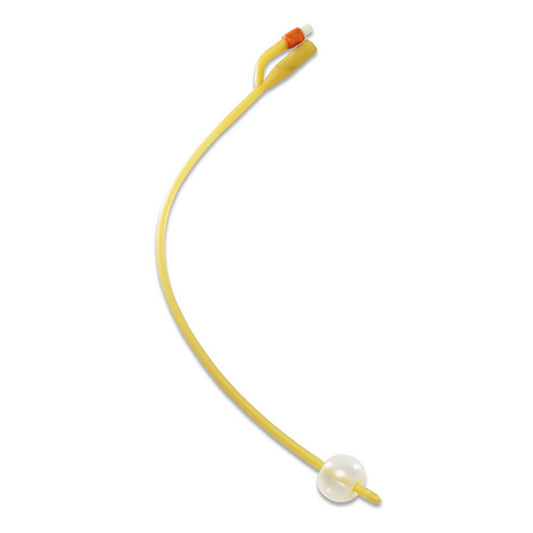 Dover Silicone-Elastomer Coated Latex Foley Catheter, 30 cc, 2-Way, 12 Fr