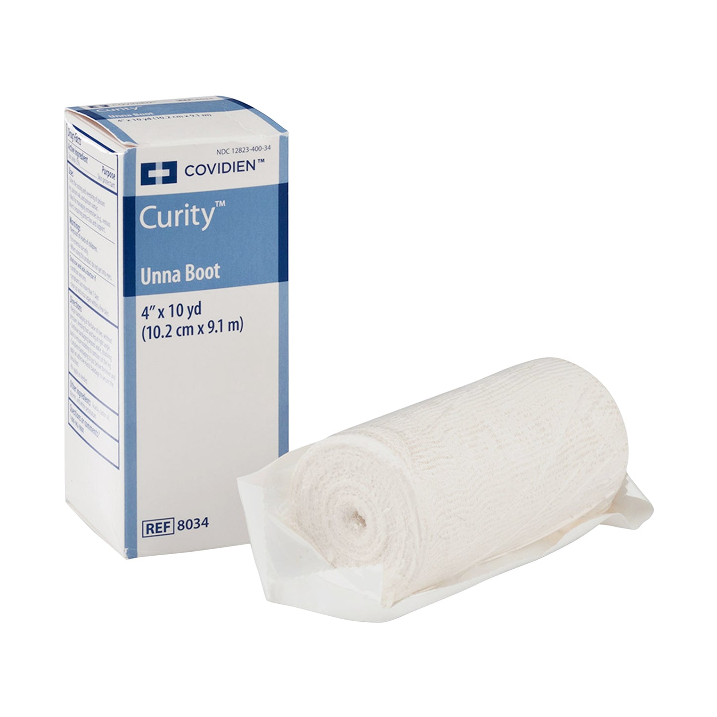 Curity Unna Boot Bandage with Calamine, 4" x 10 yds. (Case of 12)
