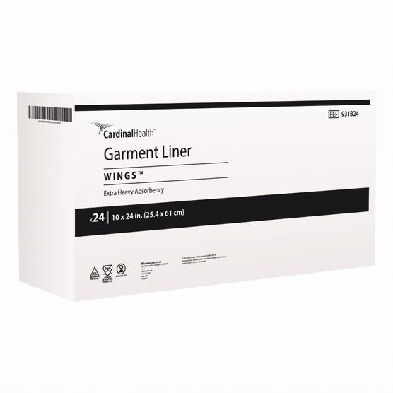Cardinal Health, Garment Liner, Wings, Large, 10" x 24" (Case of 144)