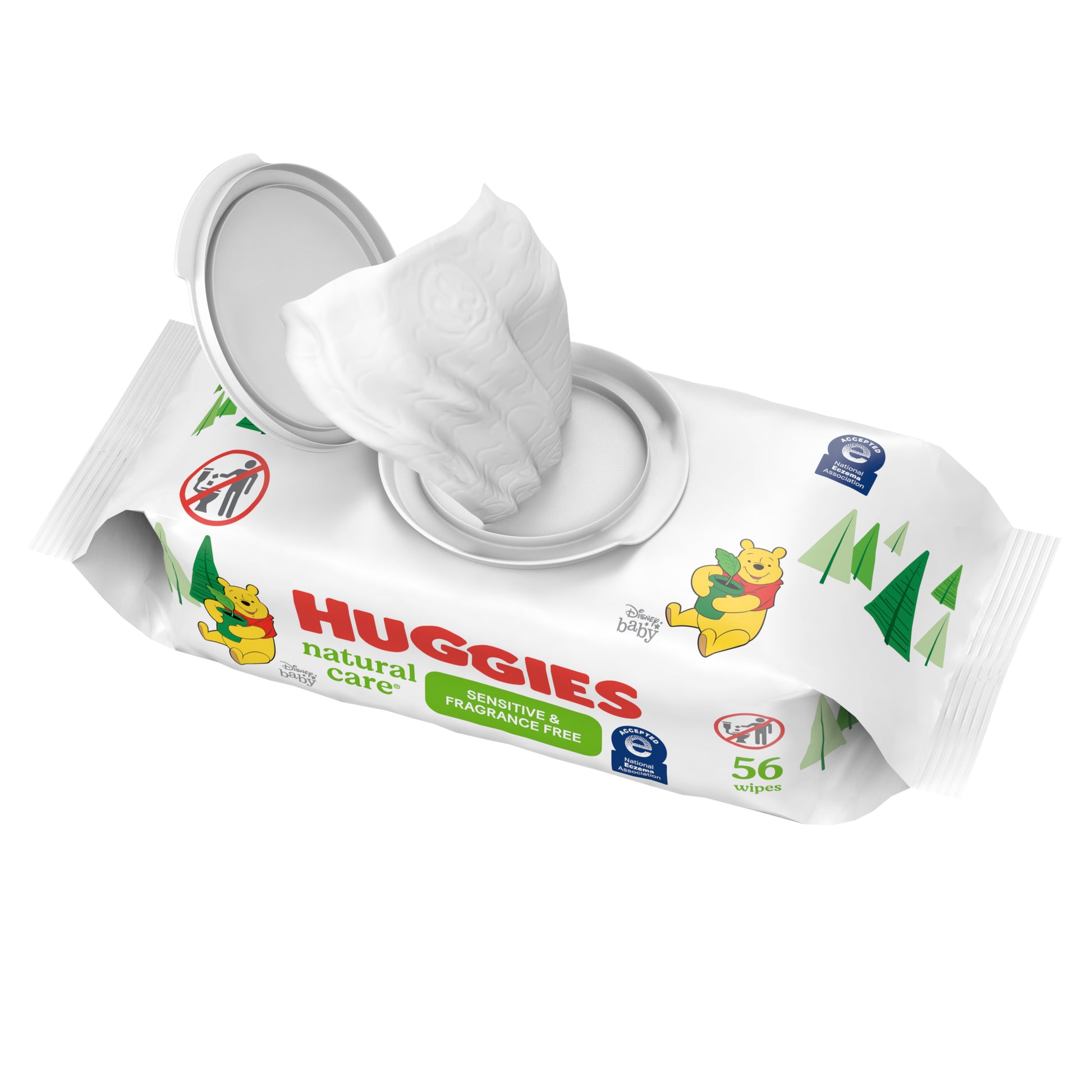 Huggies Natural Care Fragrance Free Baby Wipes - Replaces 6939301 (Case of 448)