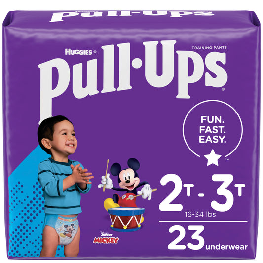 Pull-Ups Learning Designs Boys' Training Pants, 2T-3T, 23 Ct (Case of 92)