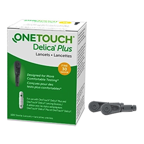 OneTouch Delica Plus Lancet 30G (100 count) (Box of 100)