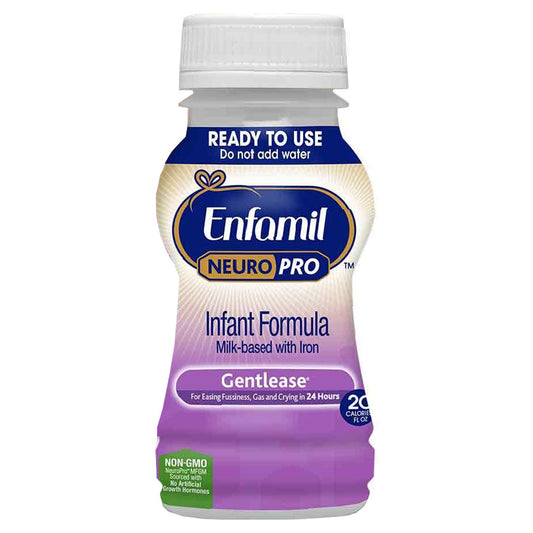 Enfamil NeuroPro Gentlease, Ready-to-Use, 6 fl. oz. Nursette Bottle, Retail (Case of 24)