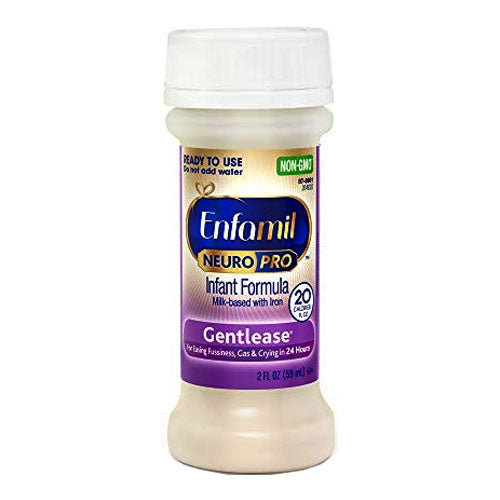 Enfamil NeuroPro Gentlease, Ready-to-Use, 2 fl. oz. Nursette Bottle, Retail
