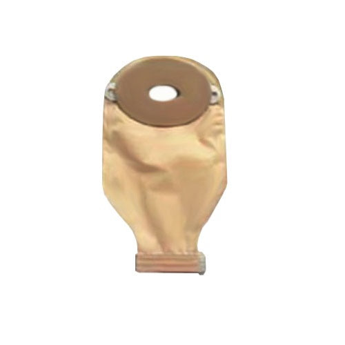 Oval Drainable Pouch With Barrier Opaque, Convex, Trim-To-Fit Cut Area 3/4" x 1-1/2" Roll-Up, 24 oz (Box of 10)