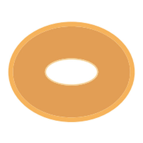Special Barrier #54 Oval Disc 1/2" x 5/8" I.D. 2-1/4" x 3-1/2" O.D. (Box of 10)