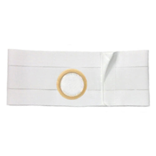 7" Right, White, Cool Comfort, Nu-Form Belt, Prolapse Flap, Large, 2-1/4" Opening