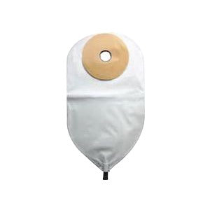 Nu-Flex Post-Op Urine Pouch with Extra Deep Convexity Adult Pre-Cut 1-1/8", 24 Ounce (Box of 10)