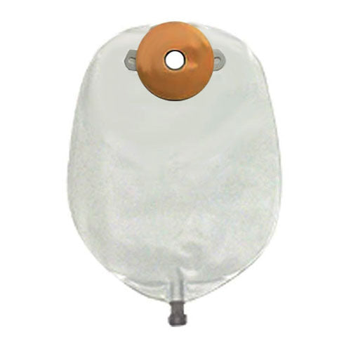Mid-Size Post-Op Deep Convex Urinary Pouch With Flutter Valve, 7/8" Pre-Cut Opening With 5" Foam (Box of 10)