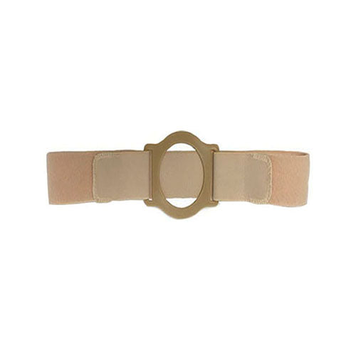 2" Beige, Regular Elastic, Nu-Comfort Belt, Large, 2-5/8" Center Ring Plate