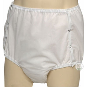 CareFor 1-Piece Snap-on Brief with Waterproof Safety Pocket Small