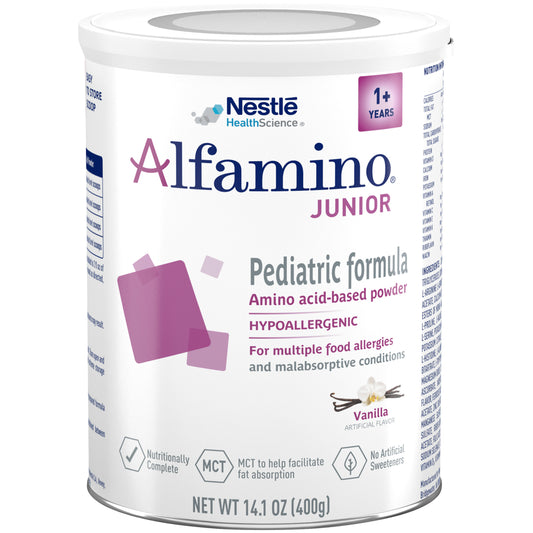 Alfamino Junior, Vanilla Powder, 14.1 oz (Case of 6)