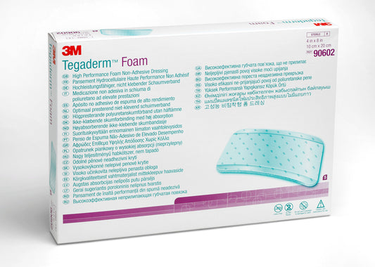 Tegaderm Non-Adhesive Foam Dressing 4" x 8" Rectangle (Box of 5)