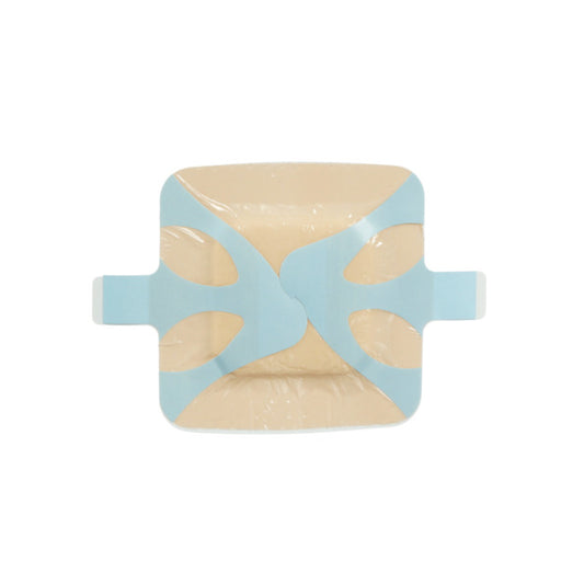 3M Tegaderm Silicone Foam Border Dressing, 4" x 4", Pad Size 2 3/8" x 2 3/8" (Box of 10)
