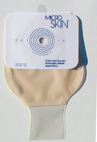 9" Mid-Size Drn 1Pc Pch w/Mcskn Barrier, Clear (Box of 10)