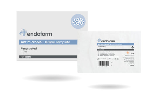 Endoform Antimicrobial Disc, 1" x 1"