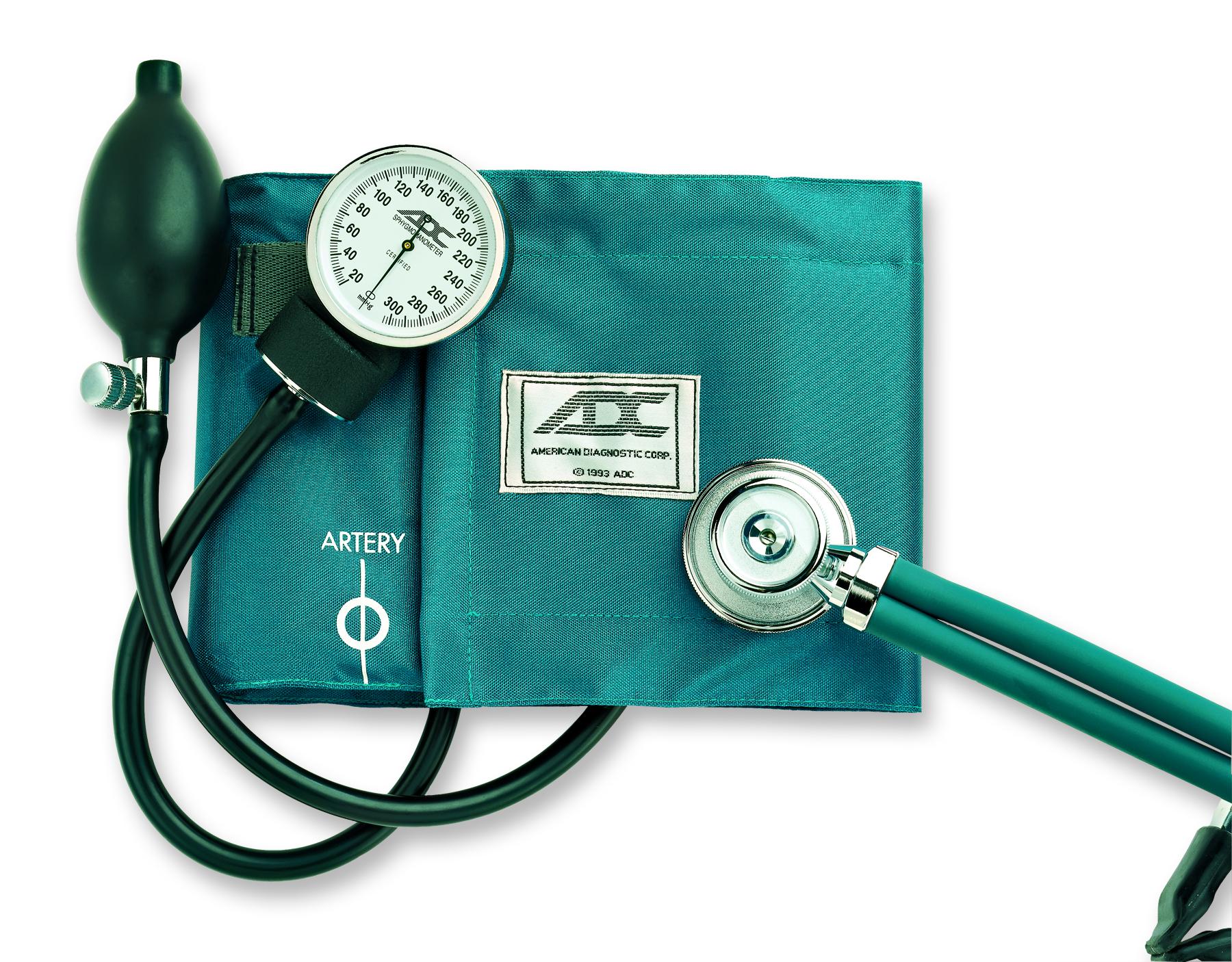 Pro's Combo II Kit Cuff and Stethoscope, Black