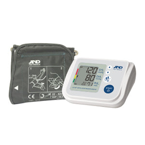 A & D Medical Multi-User Upper Arm Automatic Blood Pressure Monitor with AccuFit Plus Wide Range Cuff