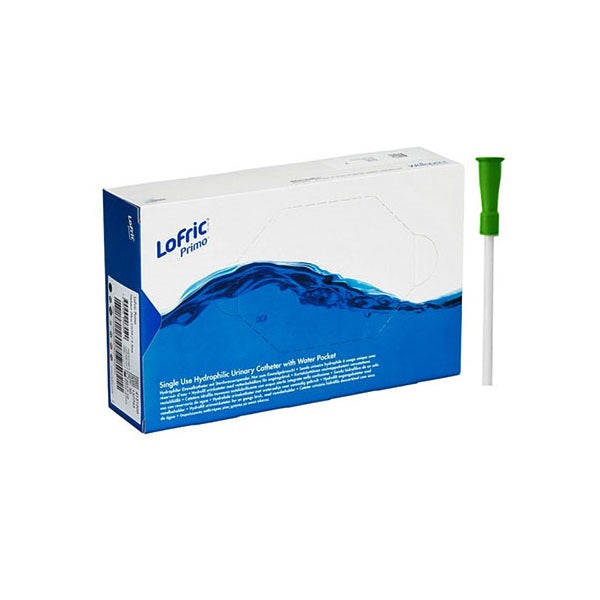 LoFric Coude Catheter 14 Fr 16" (Box of 30)