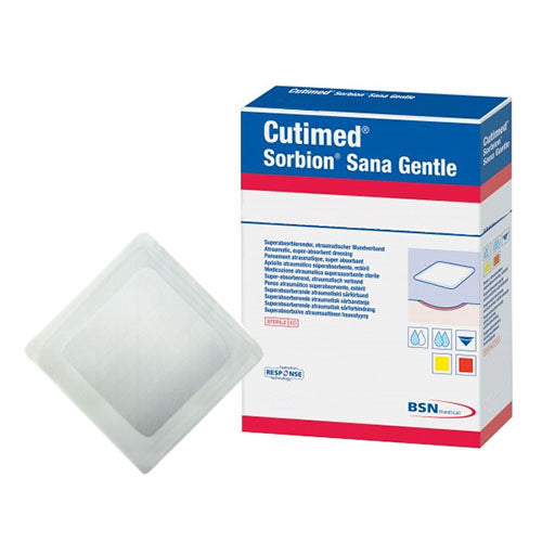 Cutimed Sorbion Sana Gentle Dressing 9" x 5" (Box of 10)