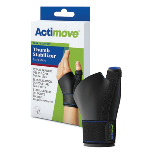 Actimove Thumb Stabilizer Extra Stays, Small/Medium, Black