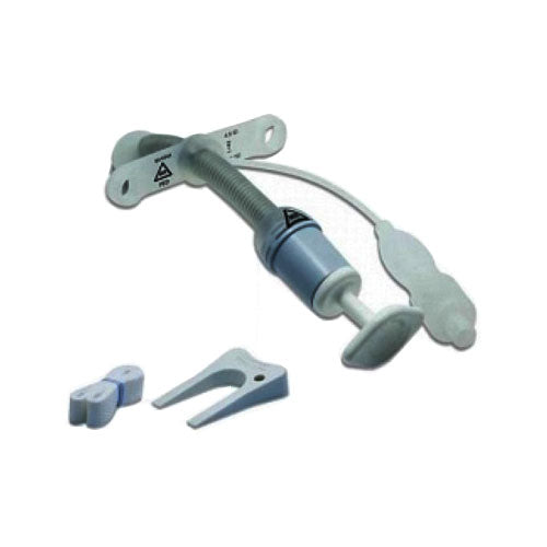 Smiths Medical ASD, Inc. Bivona FlexTend TTS Pediatric V Neck Flange Tracheostomy Tube, Size 3.0