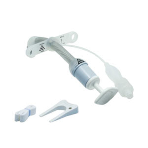 Smiths Medical ASD, Inc. Bivona FlexTend TTS Pediatric V Neck Flange Tracheostomy Tube, Size 3.5