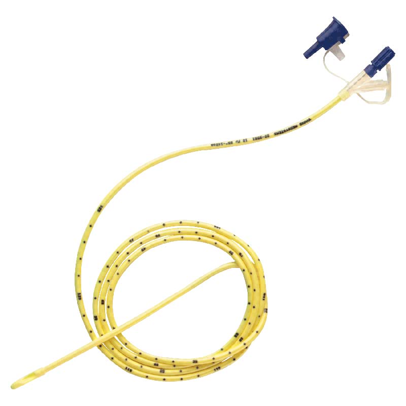 CORFLO-ULTRA Naso-Gastric Tube, 10 fr, 43",  3 g Weight, Without Stylet (Box of 10)
