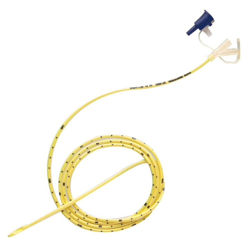 CORFLO Ultra-Lite Anti-IV Nasogastric Feeding Tube with Stylet 6 Fr 22"
