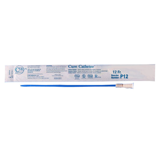 Hydrophilic Cure Catheter, 10" Pediatric, Straight Tip, 12 FR