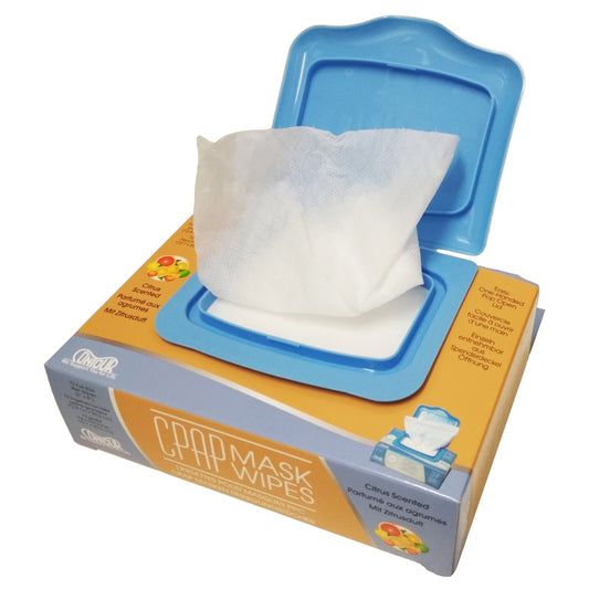 Contour Scented CPAP Wipes, Citrus (Package of 72)