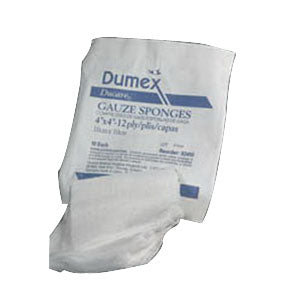 Ducare Non-Sterile Woven Gauze Sponge 8" x 4", 12-Ply (Package of 200)