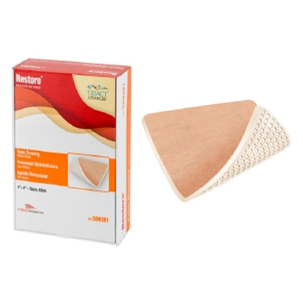 Restore Foam Dressing without Border, 4" x 4"